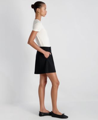 Women's Echo Crepe Flared Mini Skirt