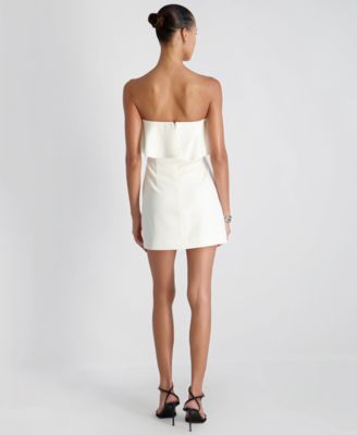 Women's Whisper Strapless Frill Mini Dress