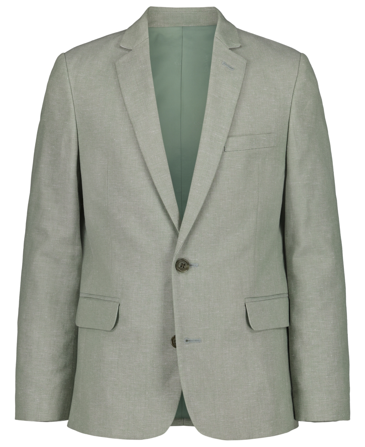 Calvin Klein Boys' 8-20 Tri-Blend Linen Suit Jacket
