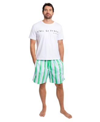Men's Drawbertson Y'All Go To Bed Cotton Pajama T-Shirt