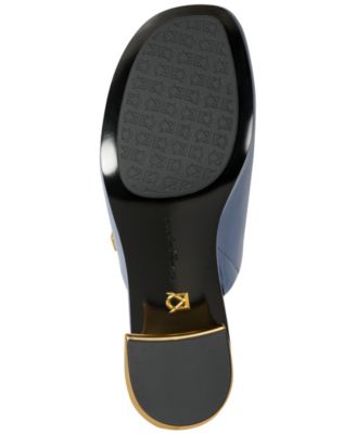 Women's Tinley Leather Peep Toe Mules