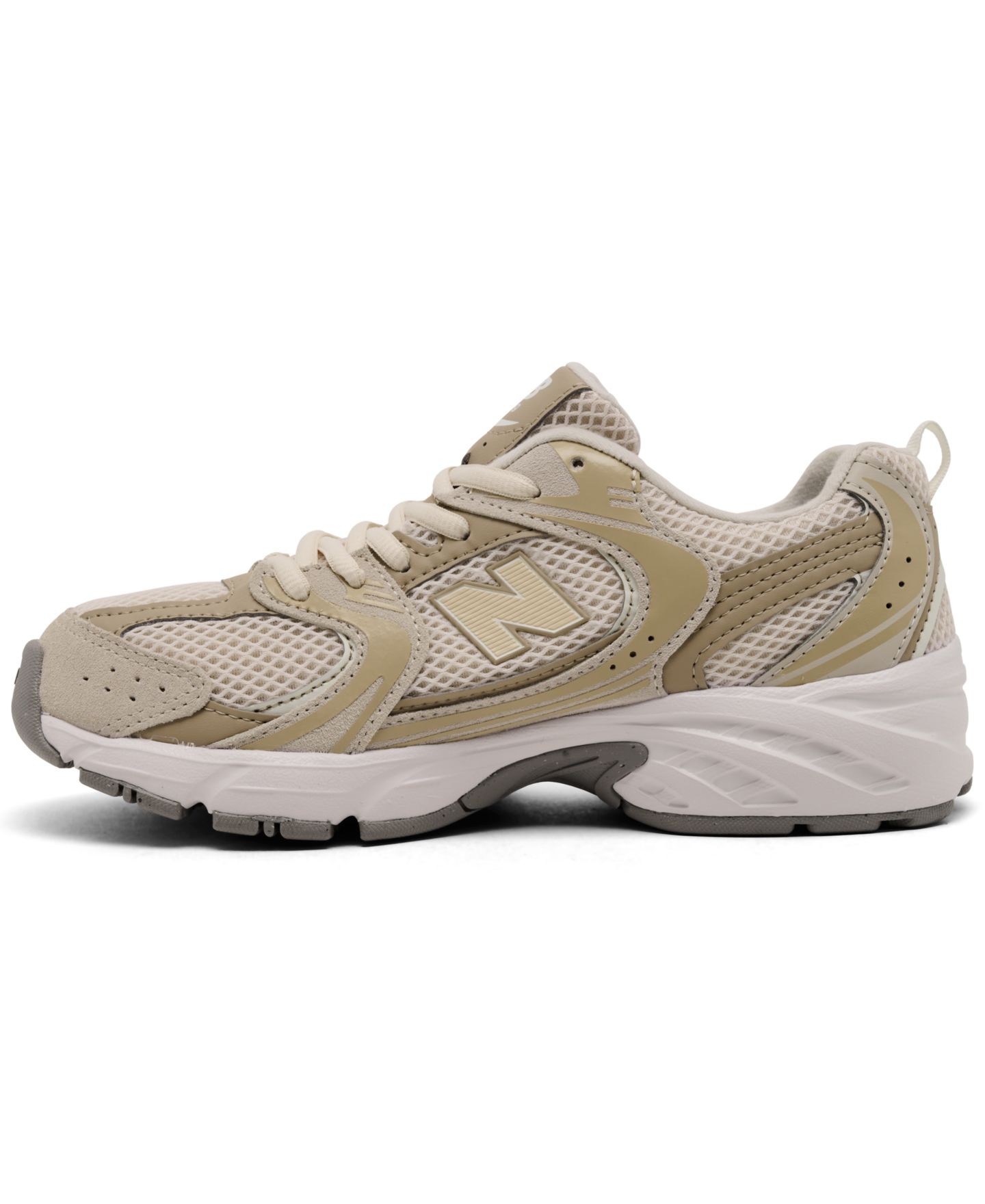 Кроссовки New Balance 530 Casual Sneakers from Finish Line для девочек, цвет: Бежевый — фото 3