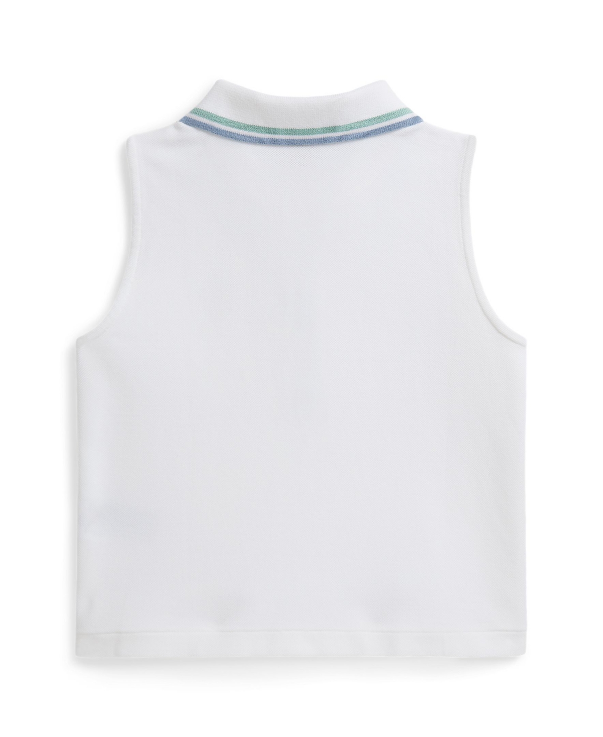 Polo Ralph Lauren Girls' 7-16 Stretch Mesh Half-Zip Boxy Shirt