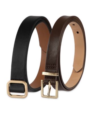 2-Pc. Skinny Belt Set