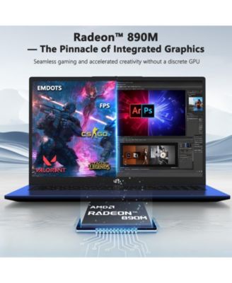 17.3" AI Laptop, AMD Ryzen AI 9 HX 370(50 TOPS NPU), Radeon 890M, 32GB RAM 2TB SSD, DDR5, 144Hz, PD 100W USB-C 4.0