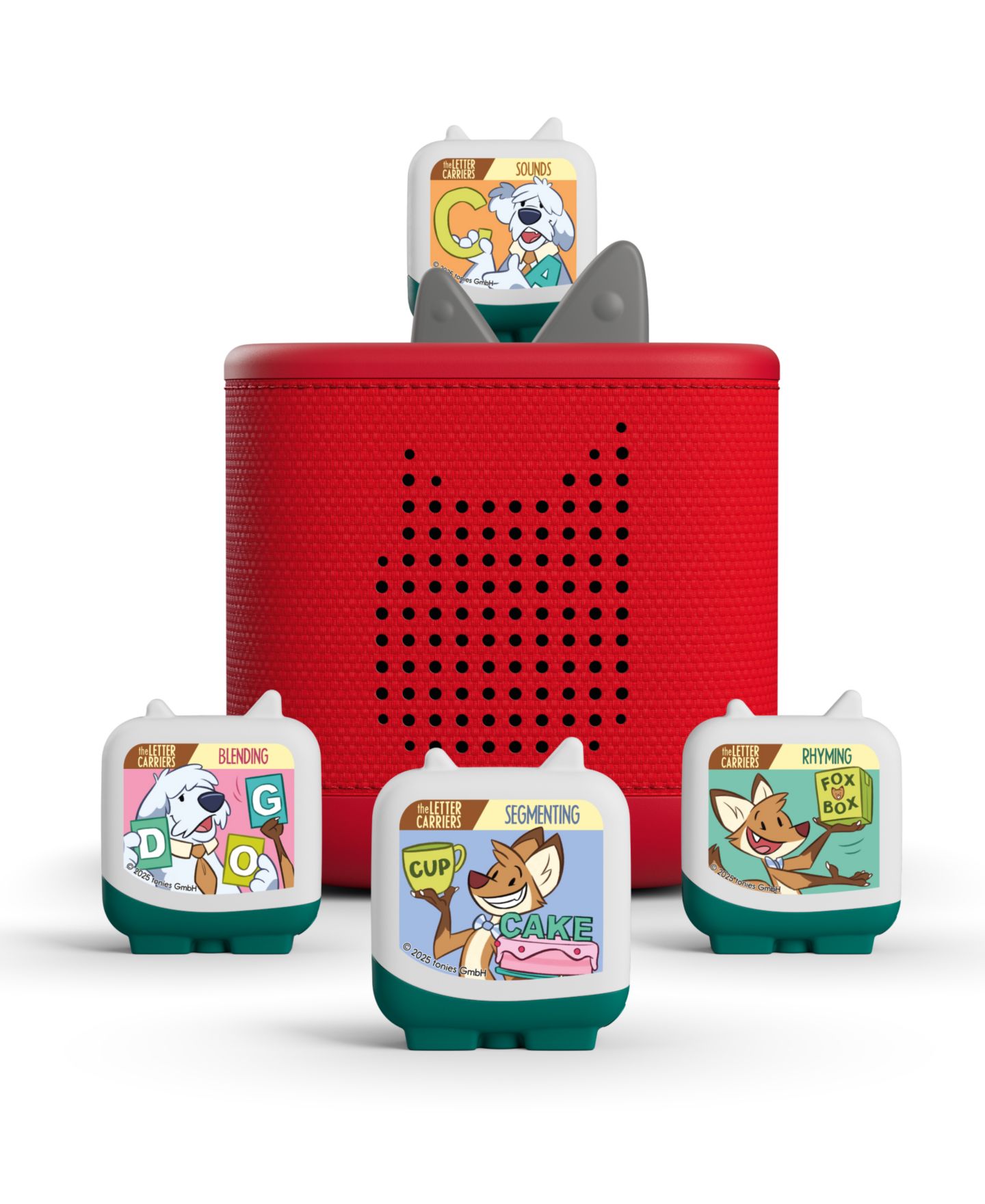 Детские игрушки Tonies The Letter Carriers Pocket Letter Sounds and Learning to Read 4-Piece Set, Ages 5+ — фото 2