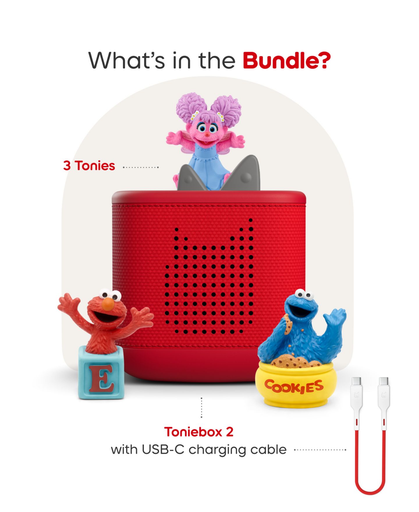 Детские игрушки Tonies Toniebox 2 Sesame Street Bundle Set (In Spanish) — фото 3
