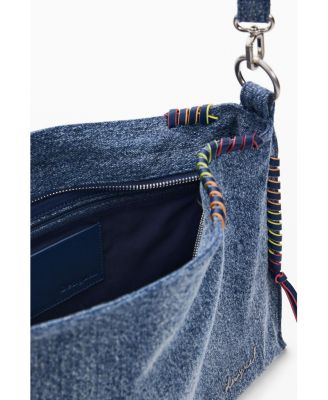 Women's Big denim heart bag