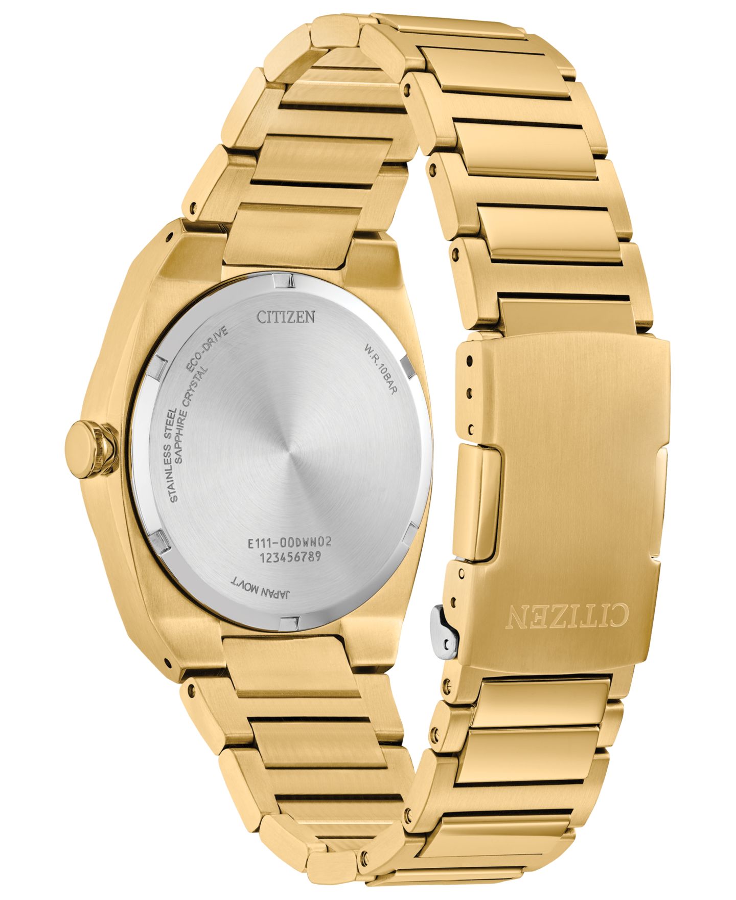 Мужские часы Citizen Sport Luxury Integrated Gold-Tone Stainless Steel Bracelet Watch, 40mm — фото 4