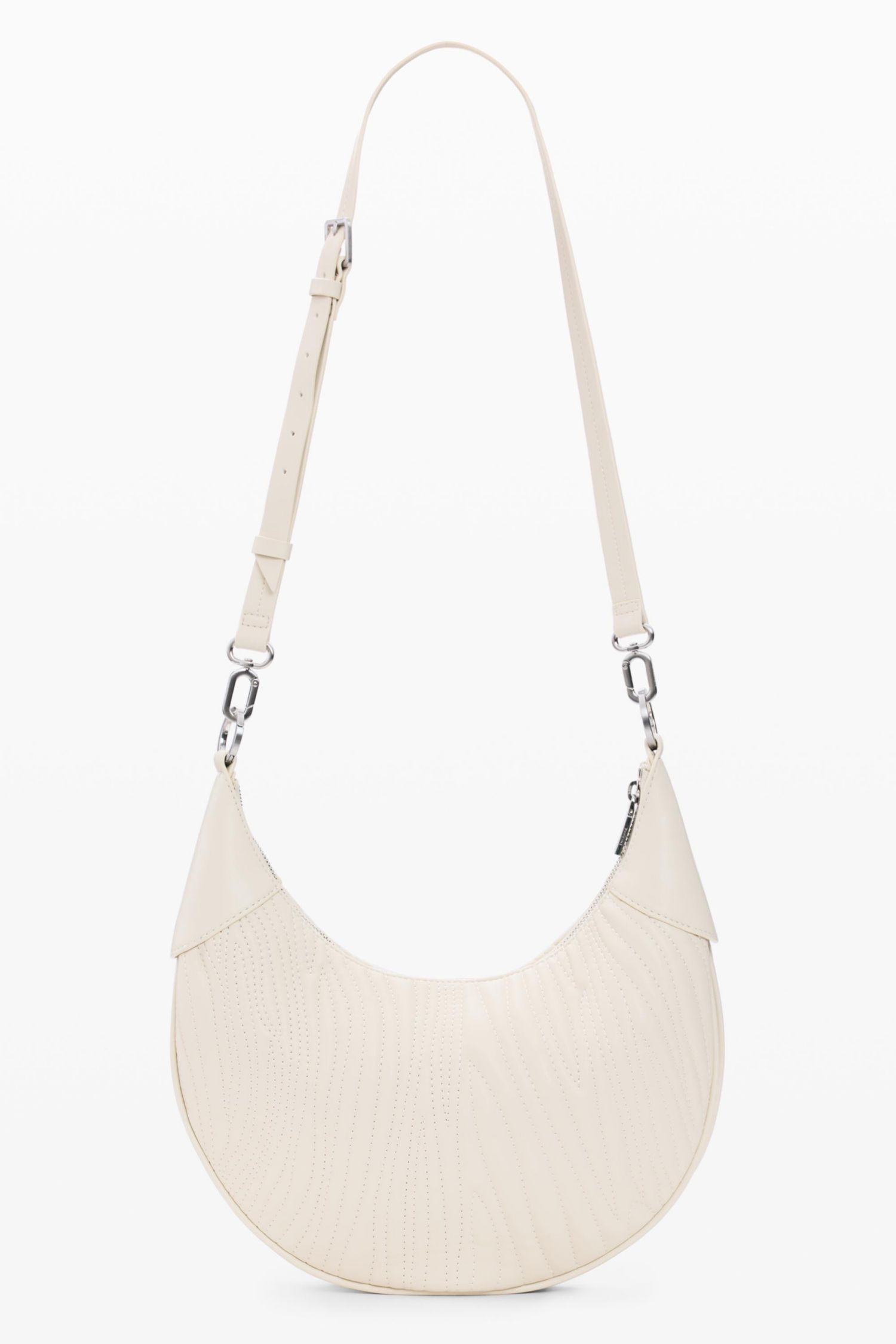 Women's Medium oval bag with embossing