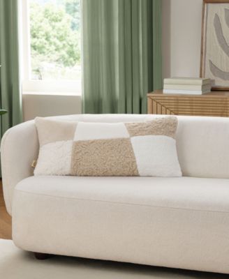 Sibel Textured Decorative Pillow, 14" x 30"