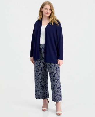 Plus Size Chatham Open-Front Cardigan