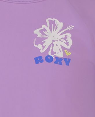 Girls' 8-16 Top & Zigzag Pattern One-Piece Swimsuit, 2-Piece Set