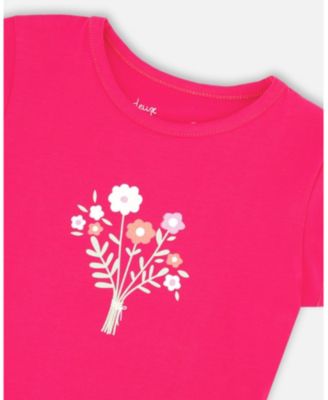 Baby Girls Cotton Jersey T-Shirt Pink