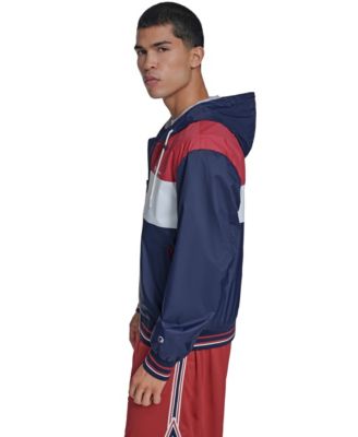 Men's Retro Hooded Rain Jacket