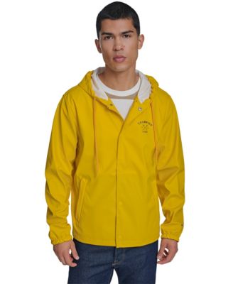 Men's Rubberized Hooded Rain Jacket