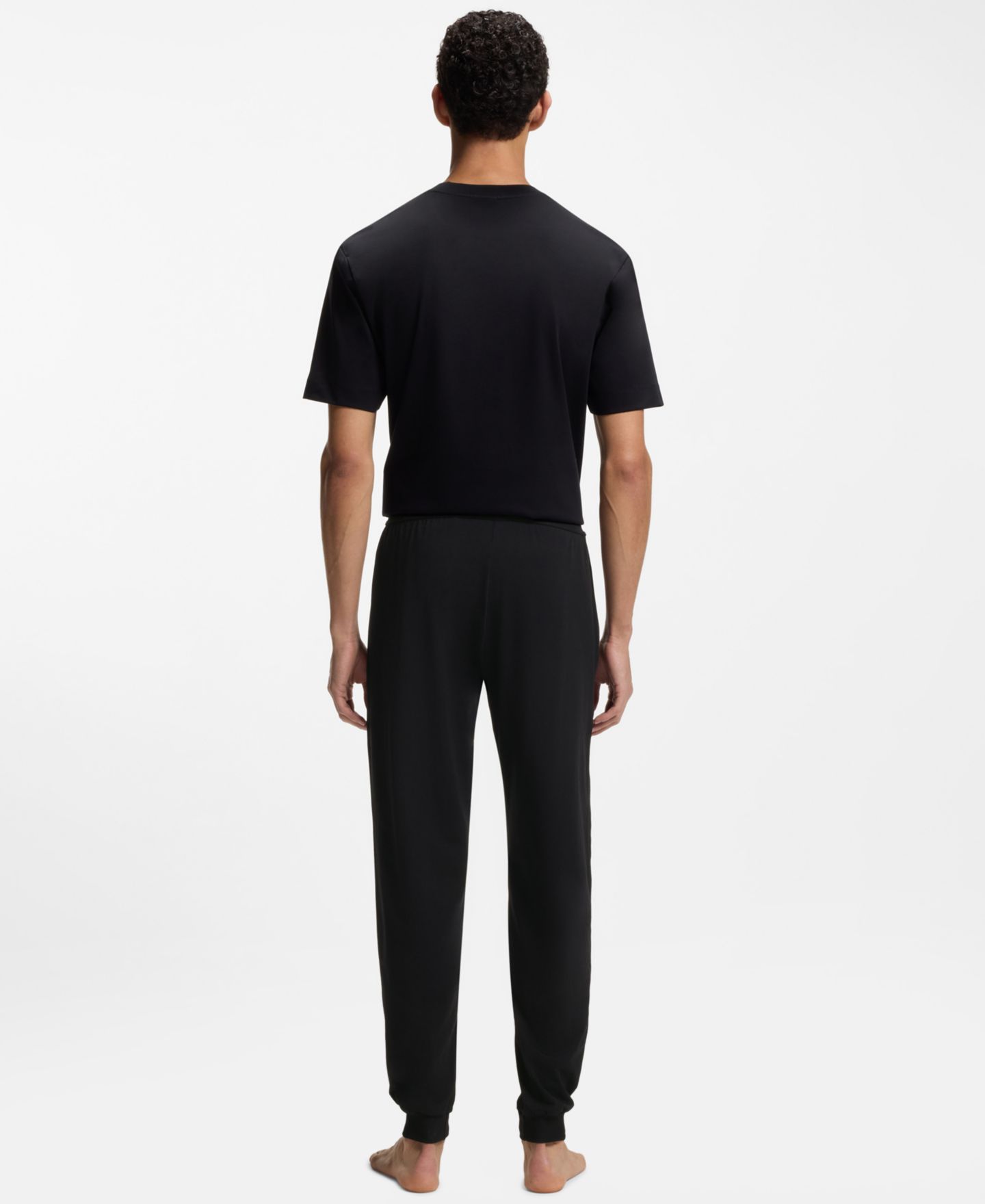 Мужские брюки Hugo Boss Mix & Match Mid-Rise, цвет: Чёрный — фото 4