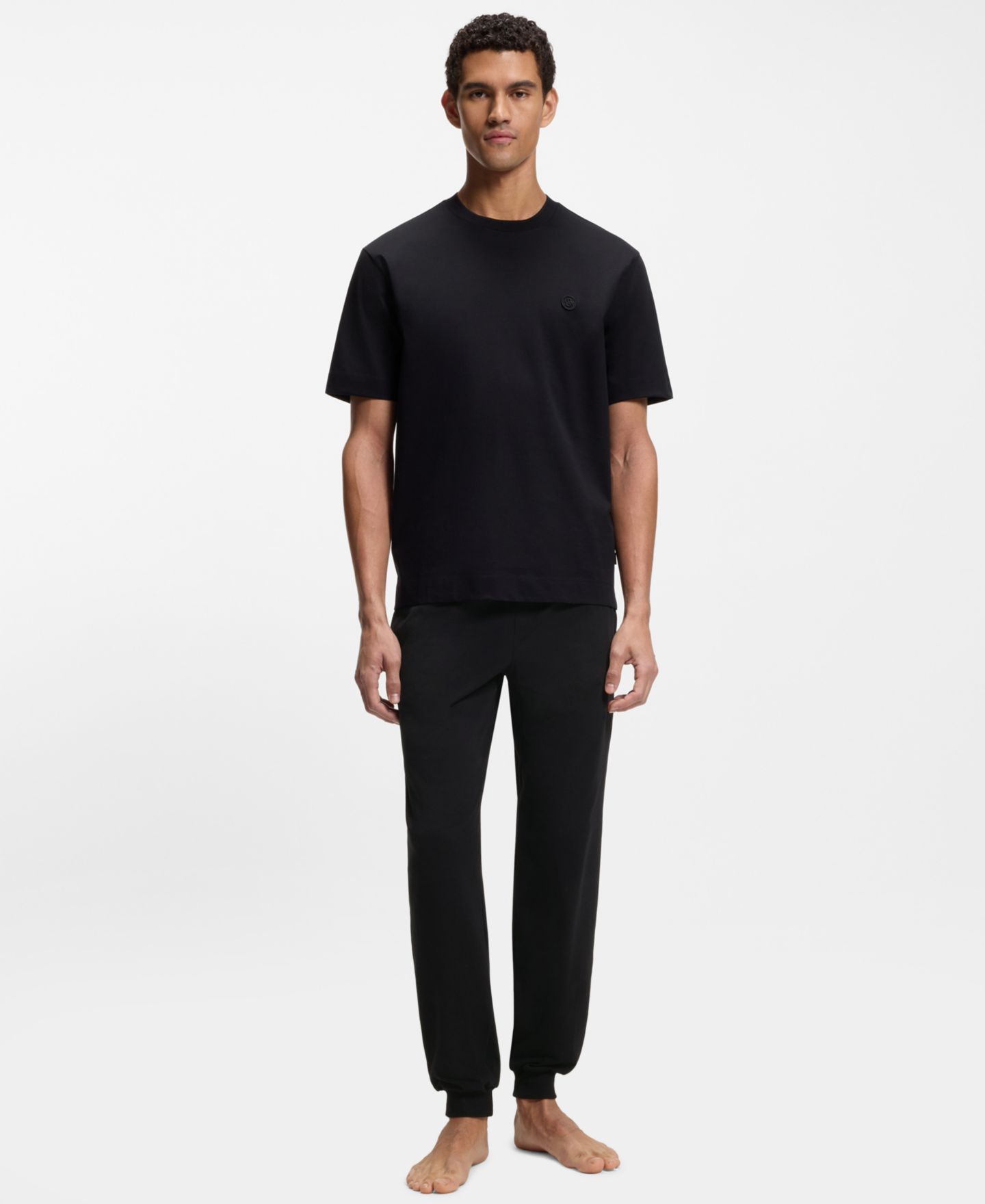 Мужские брюки Hugo Boss Mix & Match Mid-Rise, цвет: Чёрный — фото 2