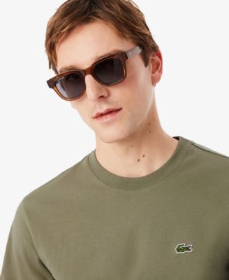 Men's Crewneck Branded Stripe Band T-Shirt