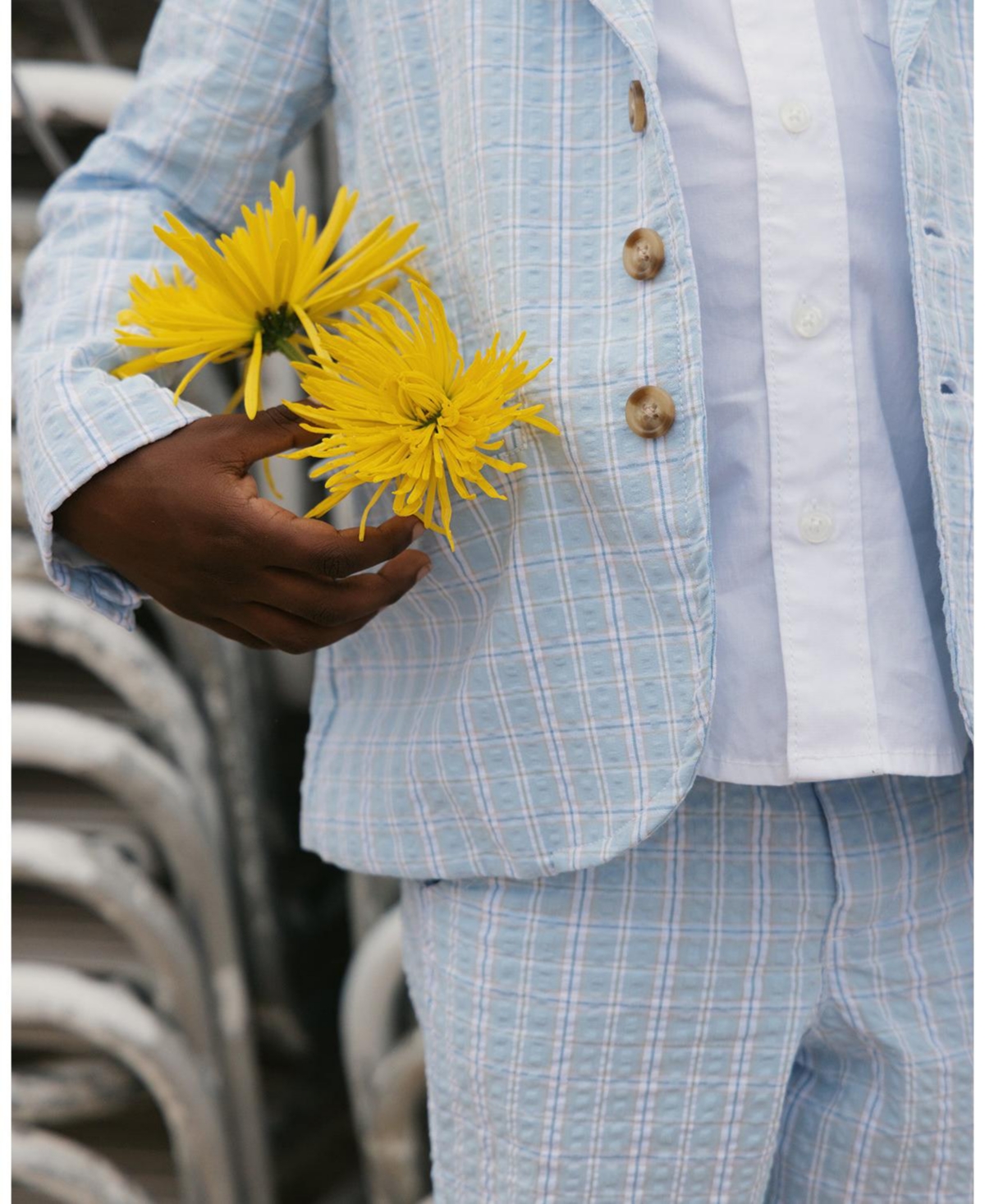 Hope & Henry Toddler Boys Organic Classic Seersucker Suit Jacket