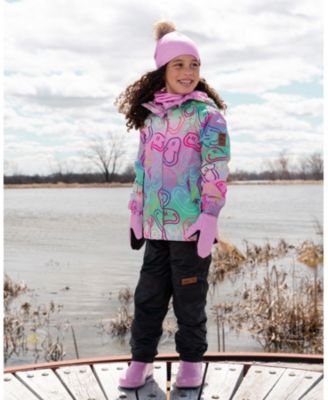 Girl Mid-Season Mittens in Polyester - Child