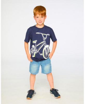 Big Boys Cotton Bike Print Jersey T-Shirt