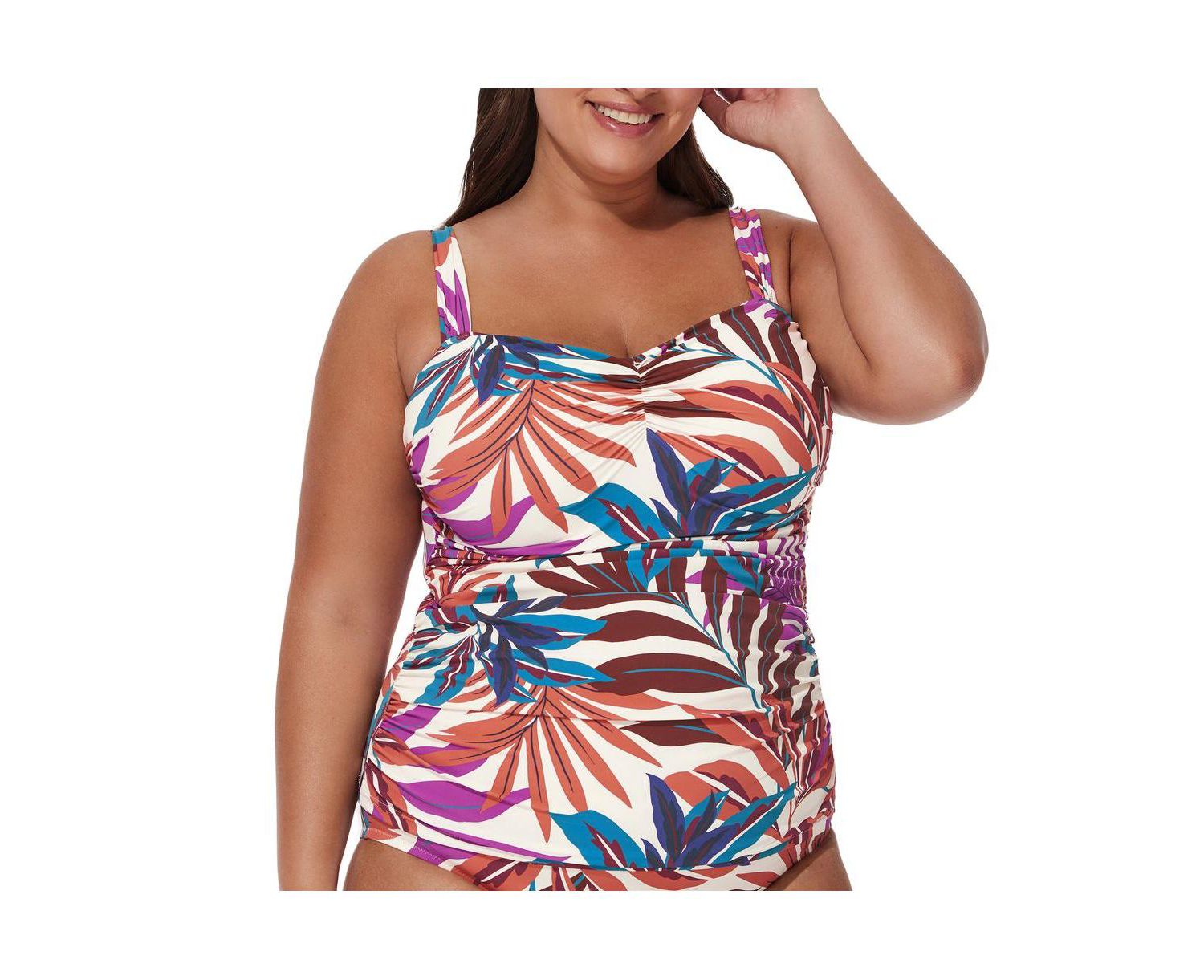 Women's Plantopia Tankini Top Size/Full Figure