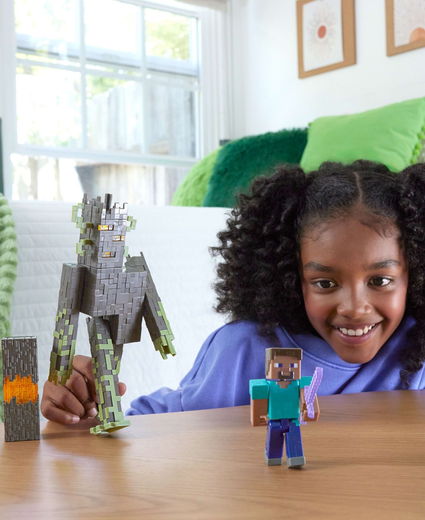 Детская фигурка Minecraft The Creaking 8" Interactive Lights and Sounds Action Figure — фото 6