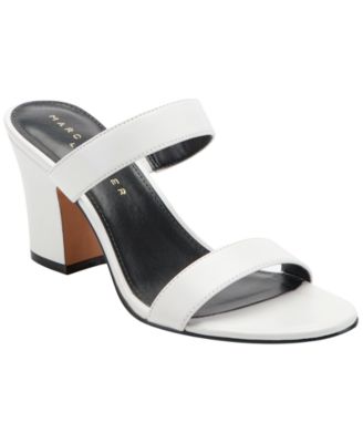 Women's Jessey Leather Slip-On Block Heel Dress Sandals