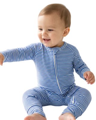 Boys Cobalt Stripe Bamboo Sleeper