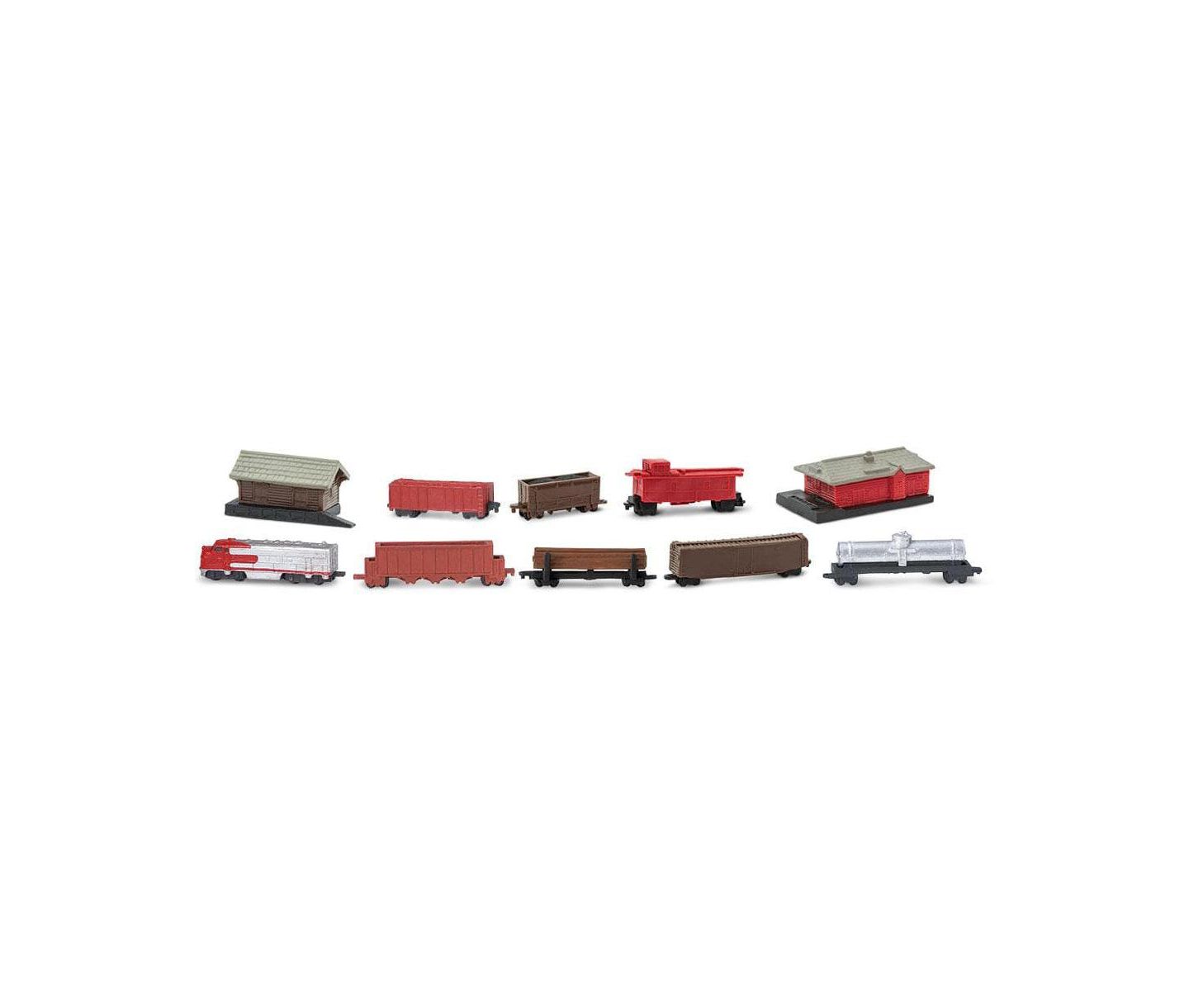 Детские фигурки Safari Ltd. Train Toob 12-Piece Figurine Set, от 3 лет — фото 2