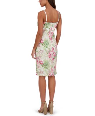 Women's Embroidered Sequin Sweetheart Dress