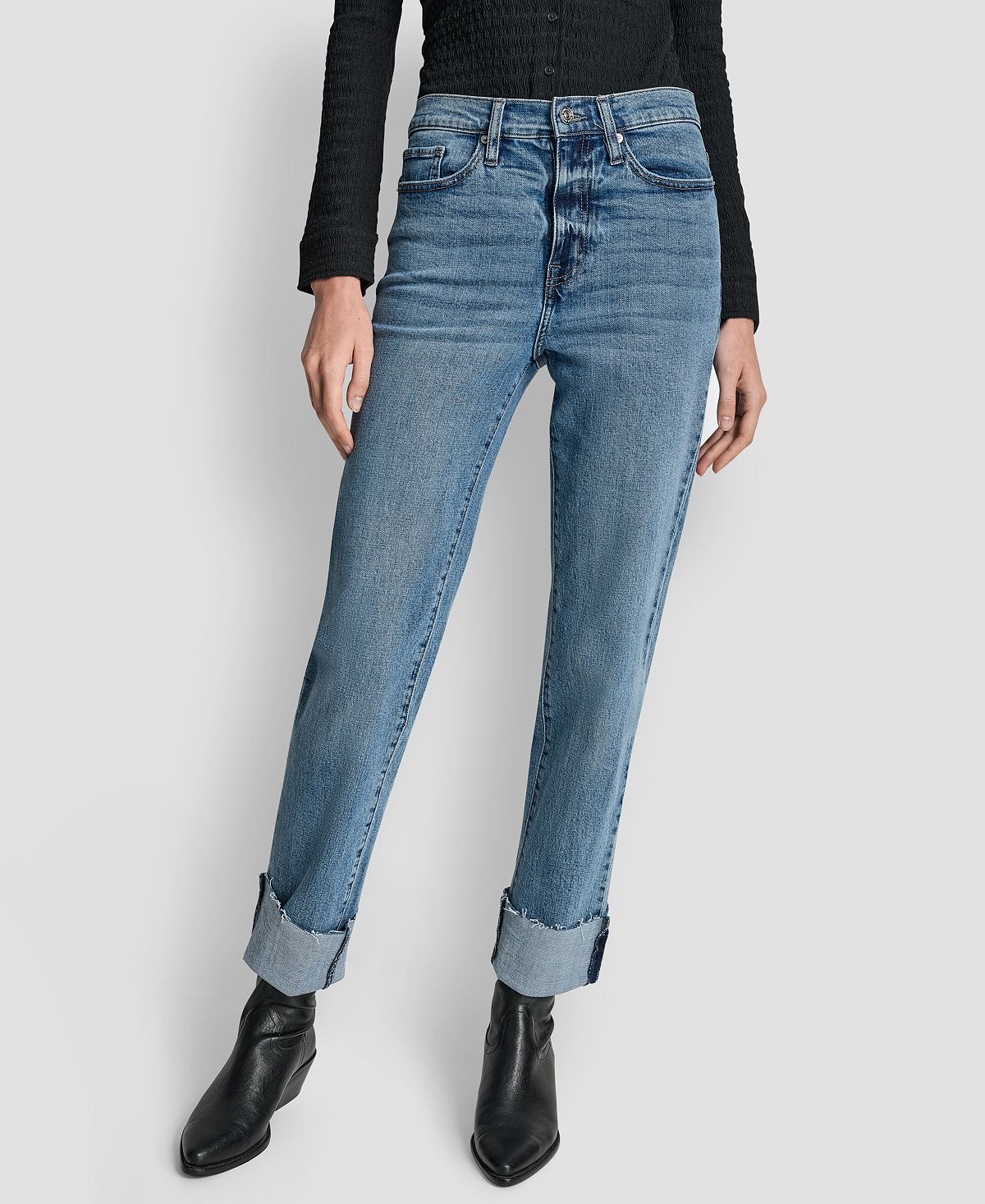 DKNY Jeans Women's Classic High-Rise Jeans view 1 — MAYCSS fashion products