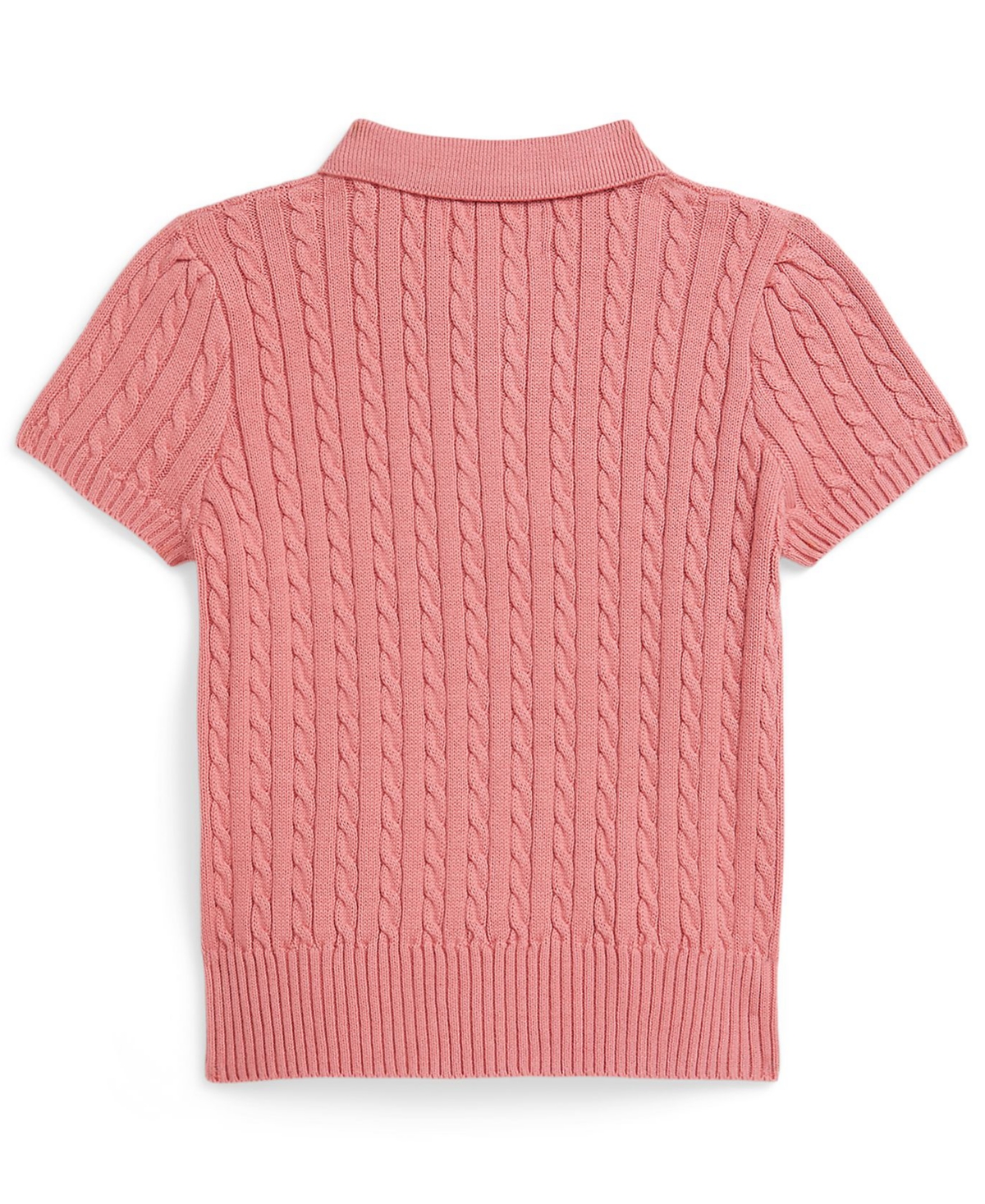 Polo Ralph Lauren Girls' 2-6X Mini-Cable Two-Button Placket Sweater