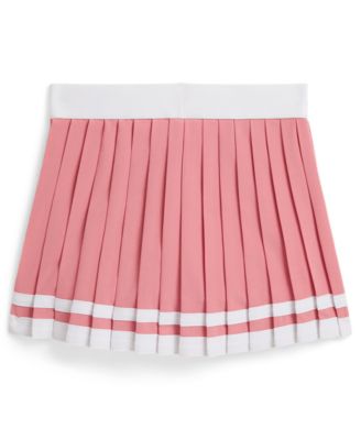 Girls' 2T-6X Striped Pleated Skort
