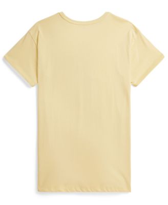 Girls' 7-16 Polo Bear Crewneck Jersey Dress