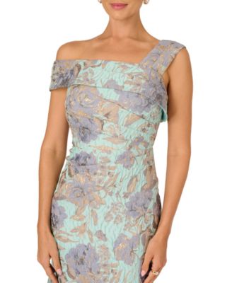 Petite Floral Jacquard Maxi Dress