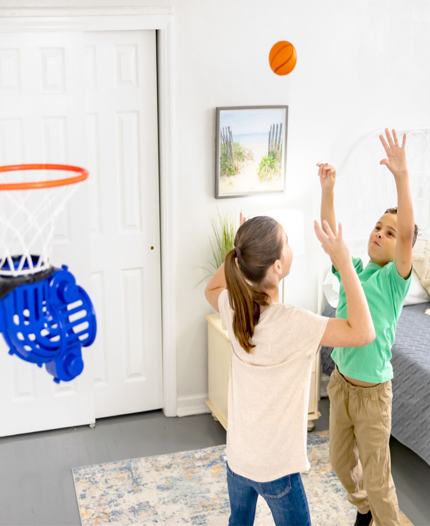 Детские игрушки Franklin Sports Shoot Again Basketball Set, Electronic scoring & Timer — фото 5