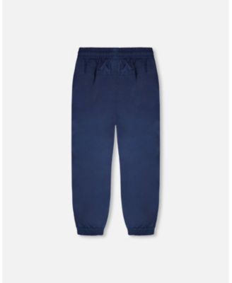 Big Girls Two-Piece Mid-Season Outerwear Set Black Printed Flowers