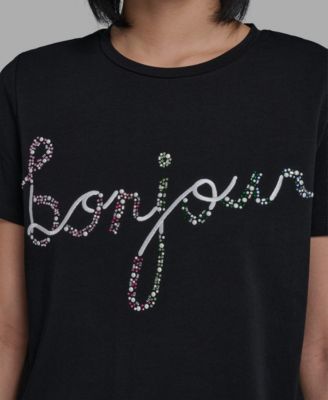 Women's Crew Neck Sunglasses T-Shirt