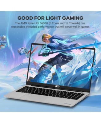15.6 Gaming Laptop AMD Ryzen 5 6600H 6-Cores 32GB DDR5 RAM 1TB SSD 4.5GHz