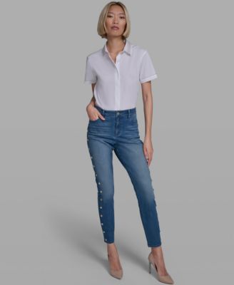 Women's Mid-Rise Straight Jeans