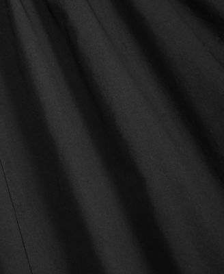 Women's Scoop-Neck Sleeveless Mixed Media Midi Dress