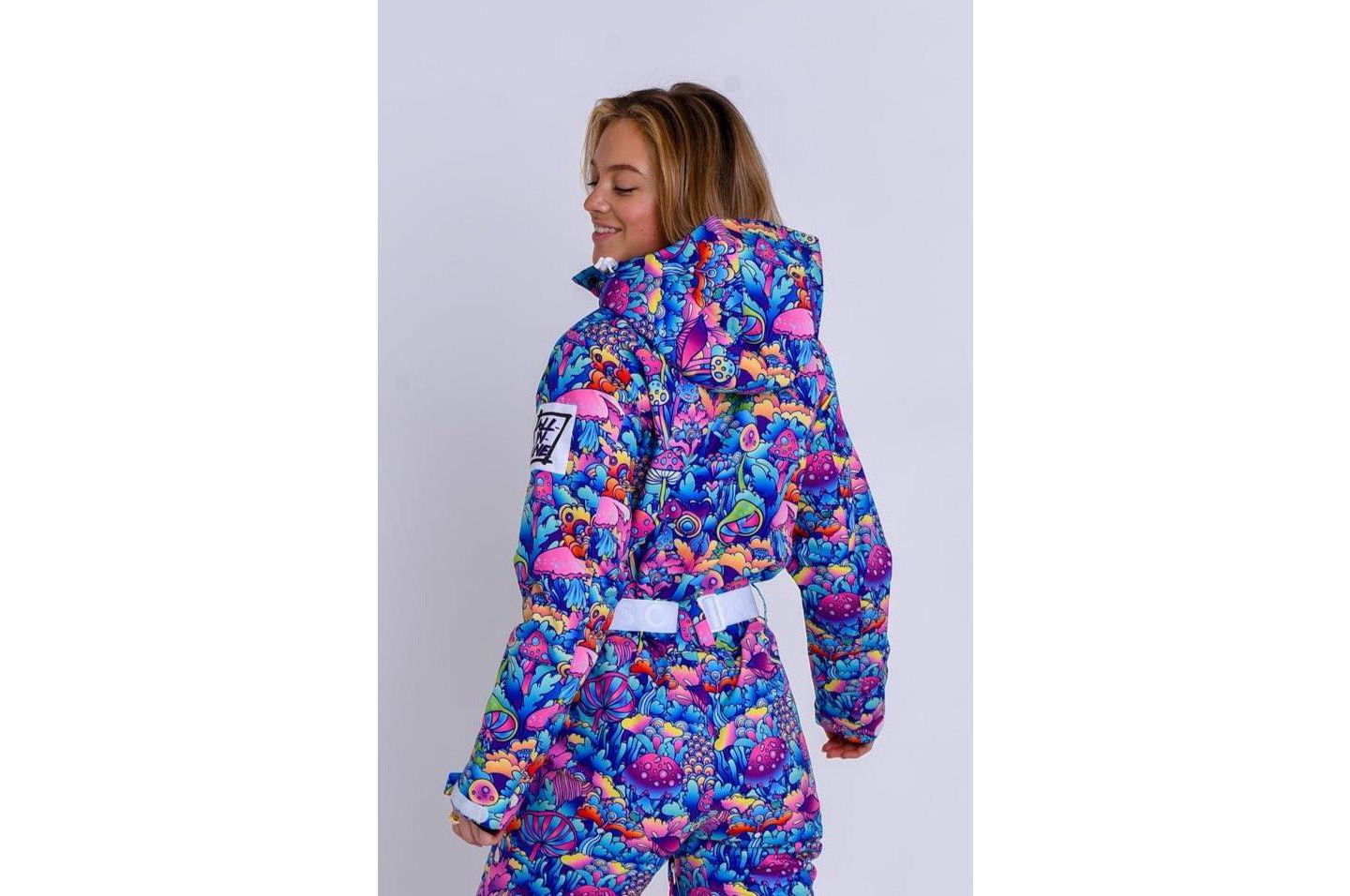 OOSC Women's High Ski Suit, цвет: Geometric Pattern. — фото 3