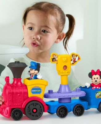 Little People Disney Jr. Mickey and Minnie Musical Train Toddler Toy