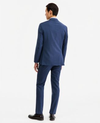 Men's Slim-Fit Wool-Blend Stretch Suit Separates with Vest