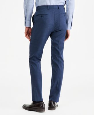 Men's Slim-Fit Wool-Blend Stretch Suit Pants