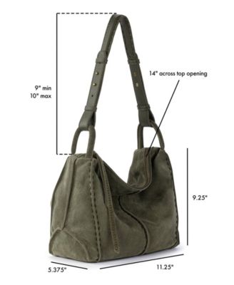 Los Feliz Leather Medium Hobo Bag