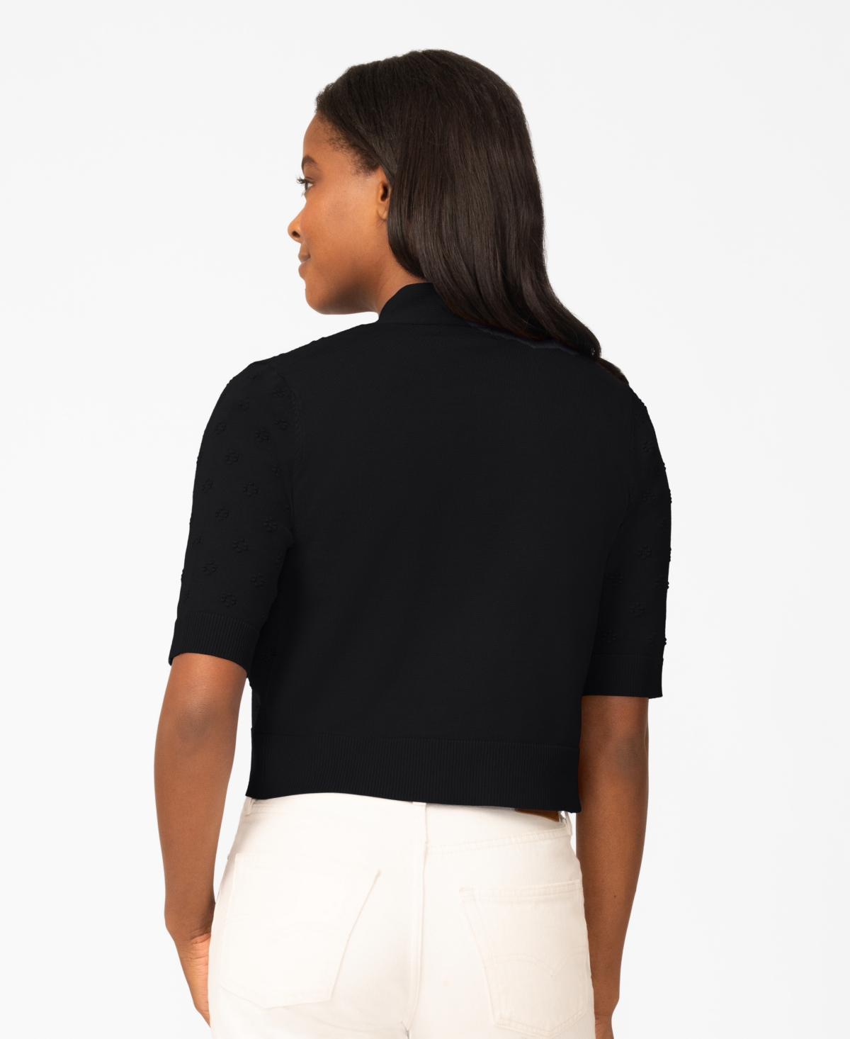 Melissa Paige Women's Floral Texture Sweater, Macy's Exclusive