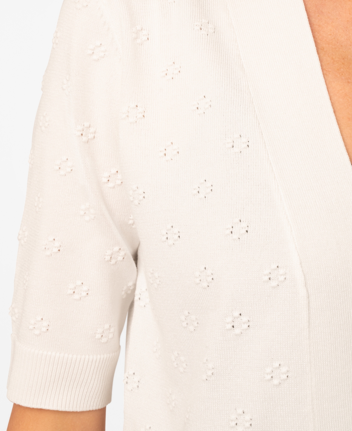 Melissa Paige Women's Floral Texture Sweater, Macy's Exclusive